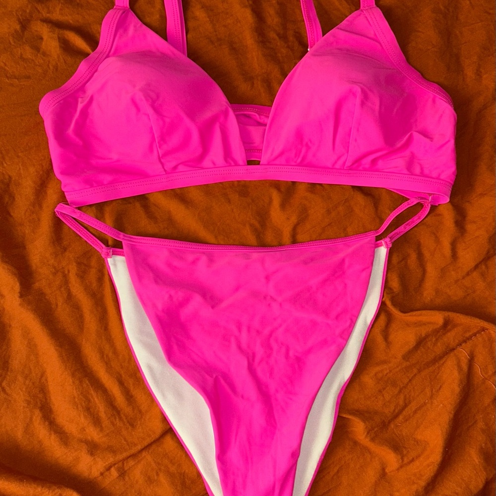 Vibrant Pink Bikini Set